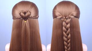 Best Hairstyle For Girls  New Ponytail Hairstyles  Easy Braided Hairstyles Tutorials [upl. by Agosto]