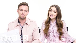 Lily Collins amp Nicholas Hoult Answer the Webs Most Searched Questions  WIRED [upl. by Heloise250]