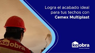 🛠️ Cómo colocar recubrimiento Cemex Multiplast en techos 👷 HazloConKeObra [upl. by Deedee]