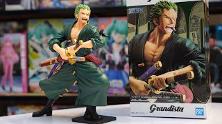 Unboxing RORONOA ZORO  GRANDISTA  ONE PIECE  BANDAI SPIRITS [upl. by Welford209]