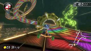 N64 Rainbow Road 200cc  056392  kwartz Mario Kart 8 Deluxe World Record [upl. by Newcomer]