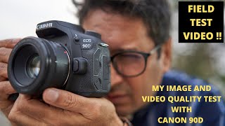 CANON 90D IMAGE AND VIDEO QUALITY TEST [upl. by Ecnarretal]