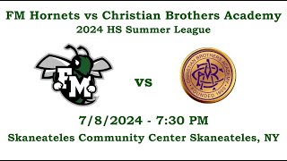 2024 HS Summer League Hockey FayettevilleManlius Hornets vs CBA 782024 [upl. by Penrose]