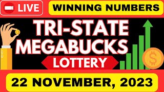 TriState Megabucks Nov 22 2023 – Winning Numbers Jackpot Prize 868 Million [upl. by Caralie]