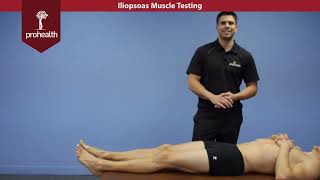 Iliopsoas Muscle Test Palp Dr Vizniak Muscle Manual [upl. by Aisile]