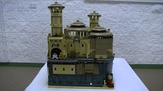 Lego Huge Jabbas Palace Custom Build [upl. by Nairb]