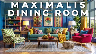 Transform Your Space Stunning Maximalism Dining Room Makeover [upl. by Maltzman382]