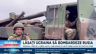 Stoltenberg le cere aliaţilor să dea voie Ucrainei să atace Rusia cu armament primit din Occident [upl. by Nowyt414]