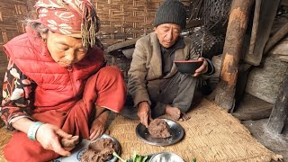 Nepalese Food Dhido  Eastern Rural Nepal [upl. by Gaillard]