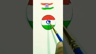 Indian🇮🇳 flag drawing shorts short flag [upl. by Derward]