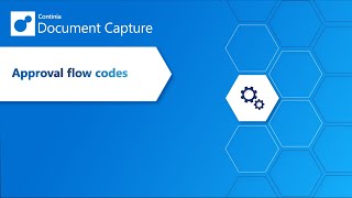 Approval flow codes in Continia Document Capture [upl. by Anerehs]