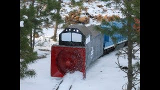 G scale snow blower gscale snow thower [upl. by Htiduj]