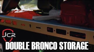 How To Double 2 Door Bronco Cargo Space [upl. by Flowers779]