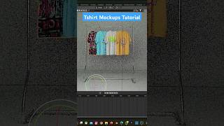 Tshirts on Hanger Mockup with Wind Effect tutorial clo3dtutorial clo3d mockupdesign tshirt [upl. by Braasch]