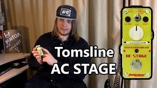 Обзор Tomsline AC Stage AAS3  Эмулируем акустику [upl. by Xxam]