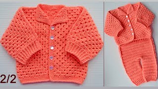 Кофточка крючком 22 часть Мастер класса Blouse crochet [upl. by Dreyer]