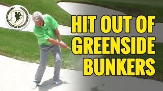 HOW TO HIT OUT OF GREENSIDE BUNKERS [upl. by Prasad783]