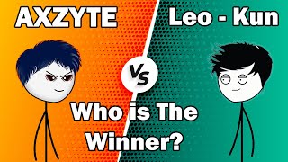 Axzyte VS Leo Kun  Stats Comparison [upl. by Joacimah]