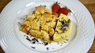 Rhubarb Crumble statt Rhabarber Kuchen  alternativlos [upl. by Nekal]