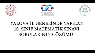 28122023 tarihinde yapılan il geneli 10 sınıf matematik dersi soru çözümleri [upl. by Akener]