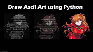 How to draw colorful ascii art using python Python tutorial for beginners [upl. by Ardnasal]