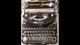 Underwood Noiseless 77 1932 [upl. by Damiano]