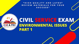 Civil Service Exam Drill for 2024 ENVIRONMENTAL ISSUES Part 1 [upl. by Penrose]