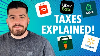 How To File Tax Return For Uber Eats amp Skip Drivers  Explained by Accountant [upl. by Kenzie]