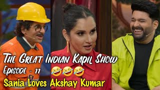 The Great Indian Kapil Show  Episode11  Sania Mirza Reveals Her Secret  Funny Comedy Video [upl. by Manly483]