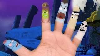 Scary Finger Family  nursery rhymes  kids songs  monsters finger family [upl. by Anoynek408]