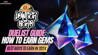 Up To 9000 Gems A Month Best Ways To Earn Gems In 2024  YuGiOh Master Duel Guide [upl. by Lyrehc]