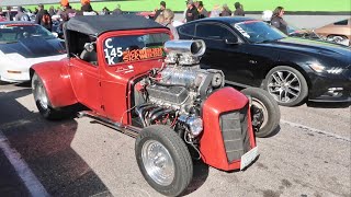 Street Legal Classic Car Drag Racing At Sick Week 2024  Orlando Speed World In Bithlo Florida [upl. by Delaney]