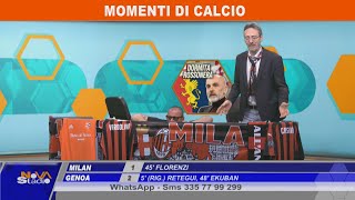 MOMENTI DI CALCIO MilanGenoa 33 [upl. by Ahseinat]