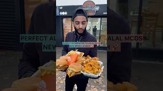 Halal Alternative To Mcds The Hungry Cow London Various Branches in London [upl. by Oirazan723]