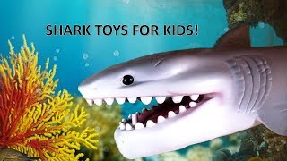 SHARK TOYS FOR KIDS  Shark Week  Discovery Channel Alien Shark Collectible Set for Kids [upl. by Adnuhsat276]