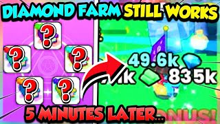 💎15m  DAY THIS DIAMOND FARM STILL WORKS in PET SIMULATOR 99 Roblox [upl. by Dahraf64]