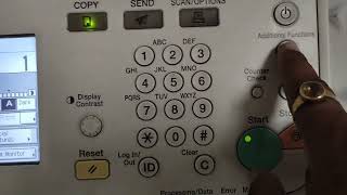 How to set counter in Canon IR 2520 ir2525w [upl. by Isman]