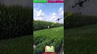 Oblique Collision physics drone collision science drones science collide viralshort shorts [upl. by Roma]