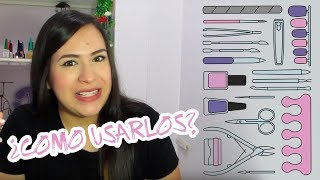 Implementos Para Hacer Manicure Y Pedicure ¿Como Usarlos [upl. by Surat14]