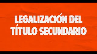 ¿CÓMO LEGALIZAR EL TITULO SECUNDARIO TAD UBA [upl. by Reider]