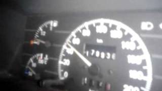 Fiat Tempra 19 TD 90 HP Acceleration 0100 kmh [upl. by Palua]