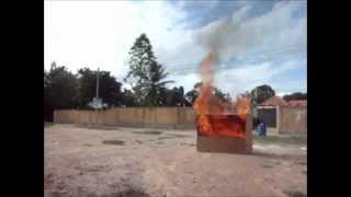 Testing of Elide Fire Extinguishing Ball [upl. by Abebi]