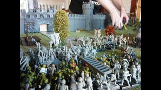 Kings of War  Le Siege dElanthir  6000pts [upl. by Kinnie835]