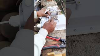 😍Jio airfiber installation 💯 shortsfeed shorts wifi jioairfiber minivlog [upl. by Ettenuj560]