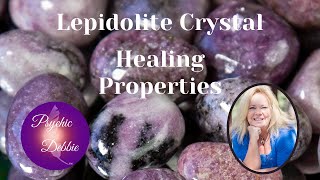 Lepidolite Crystal Healing Properties powerful transformation crystal psychicdebbiegriggs [upl. by Ynaffets]