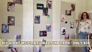 I Built a MASSIVE Inspirational Pin Board for Just 18 [upl. by Utimer453]