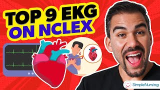 EKG Rhythms  Top Tested NCLEX Review  How To Interpret [upl. by Gavan163]