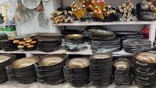 Very Low Price Kitchen Cast Iron Cookware Collections FrypanKadaiDoosa dava [upl. by Flodur179]