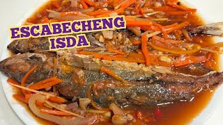 ESCABECHENG ISDA Easy and Simple Recipe [upl. by Lleda306]