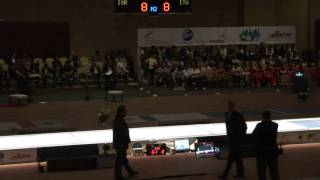 31032011 we CHM Individual Mer Morte semifinal podium KOMAROV Alona ISR 15 vs SANTUCCIO Alberta ITA 12 sd no [upl. by Demeyer725]